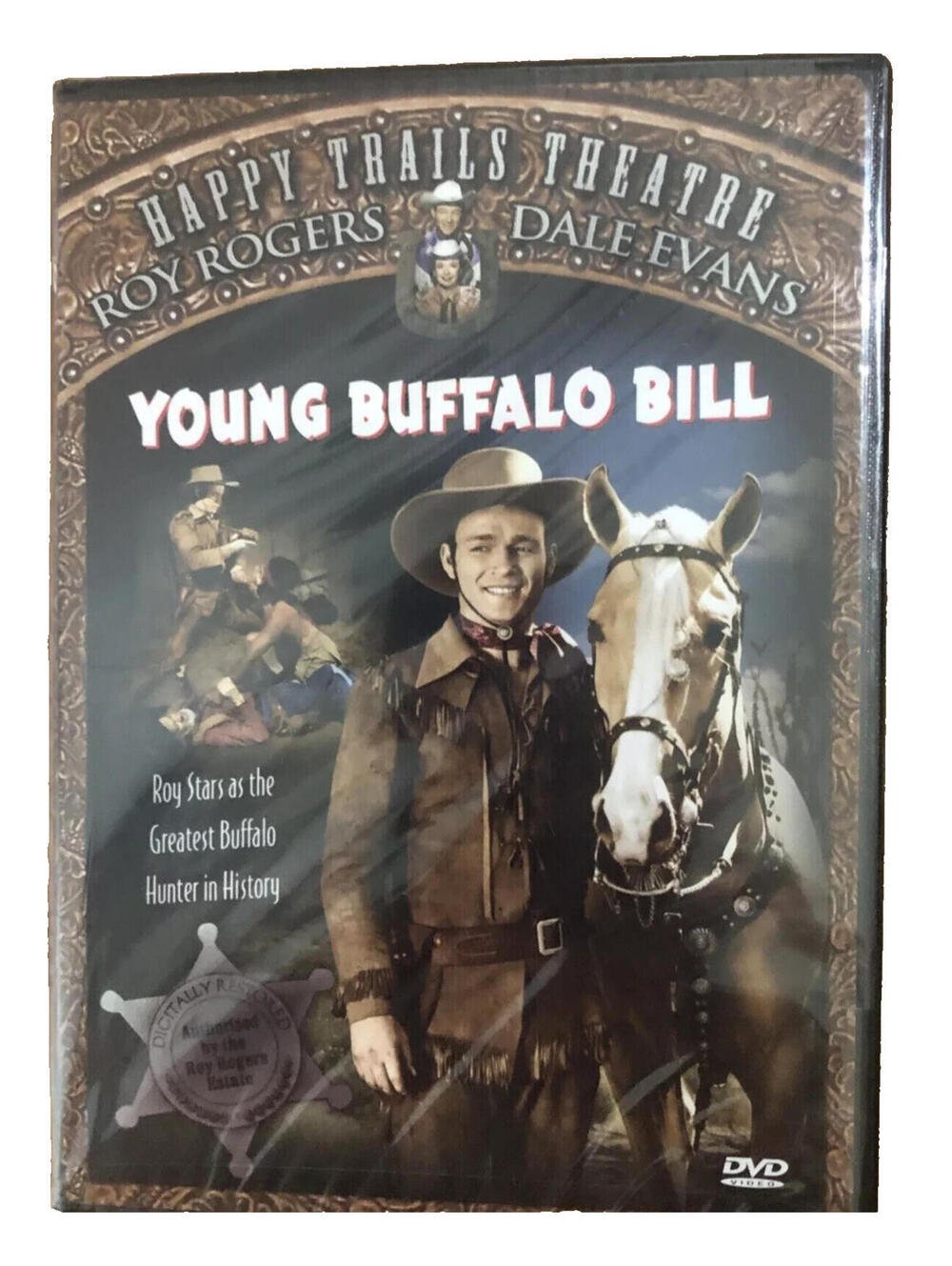 Young Buffalo Bill Roy Rogers (DVD, 2003, Happy Trails Theatre)